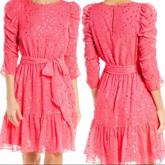 LILLY PULITZER Chianna Silk Dress Size 12 NWT - Picture 2 of 6